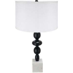 Anita 29.5 inch 40.00 watt Black and White Table Lamp Portable Light