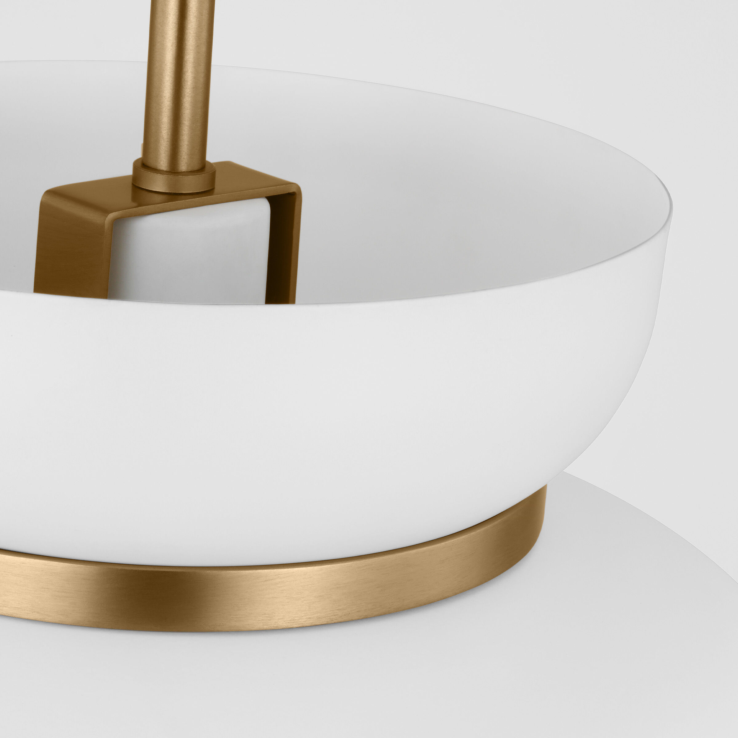 Drew & Jonathan Pemberton 1 Light 12 inch Matte White Pendant Ceiling Light