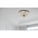 Everett 3 Light 12 inch Bronze Flush Ceiling Light