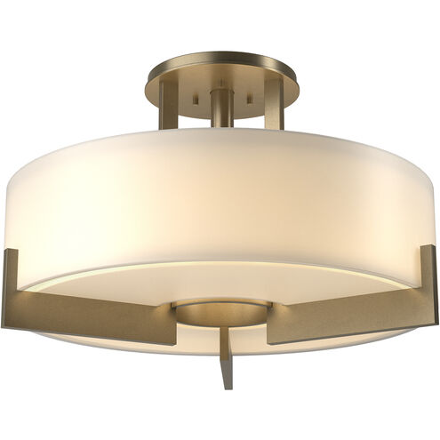 Axis 3 Light 19.3 inch Soft Gold Semi-Flush Ceiling Light