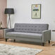 Small Biscuit Tufted Gray Sofa