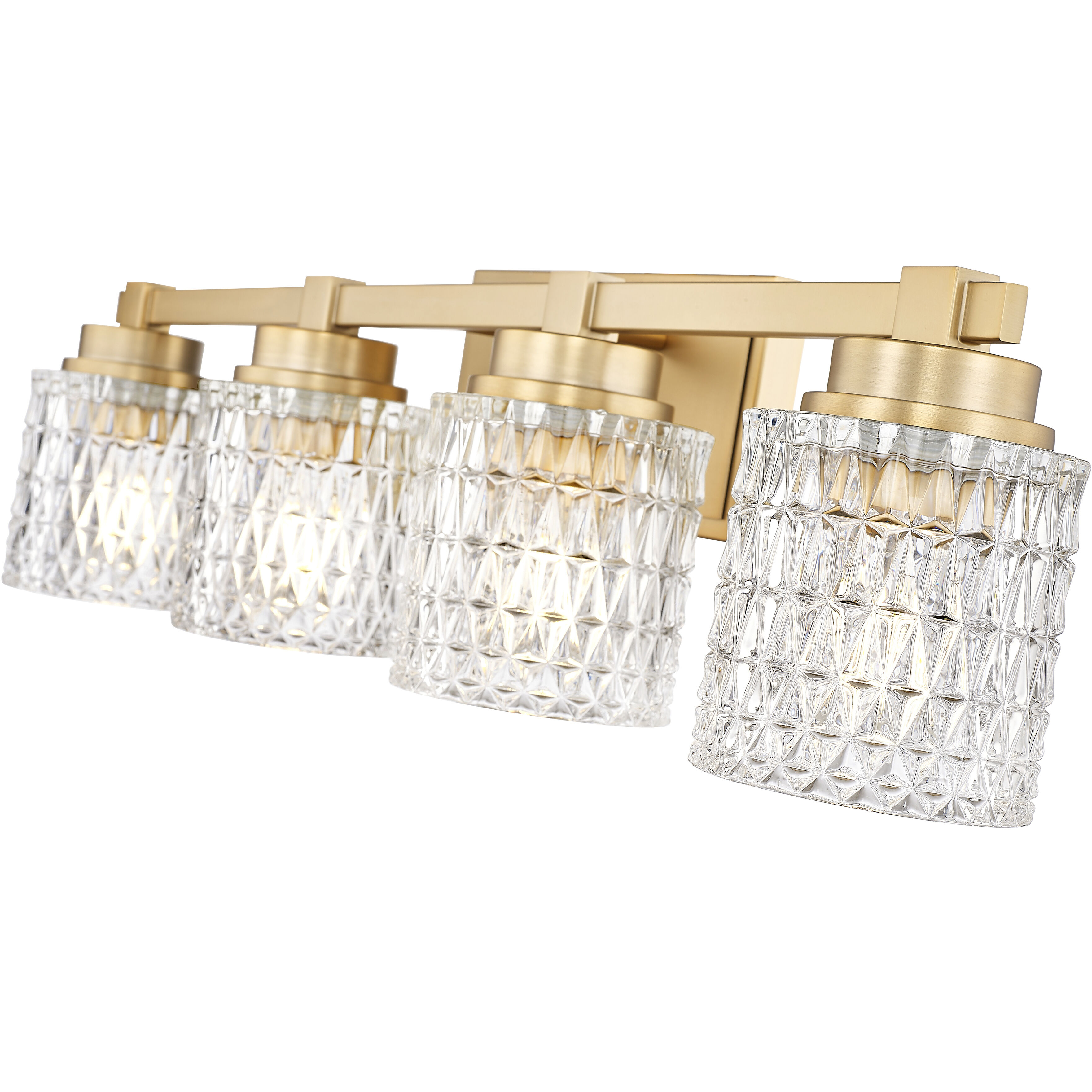 Jacqueline Vanity Wall Light in Modern Gold