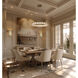 Sevryn LED 27.5 inch Soft Brass Ring Pendant Ceiling Light