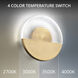 Crescent Wall Sconce Wall Light in 4000K, dweLED