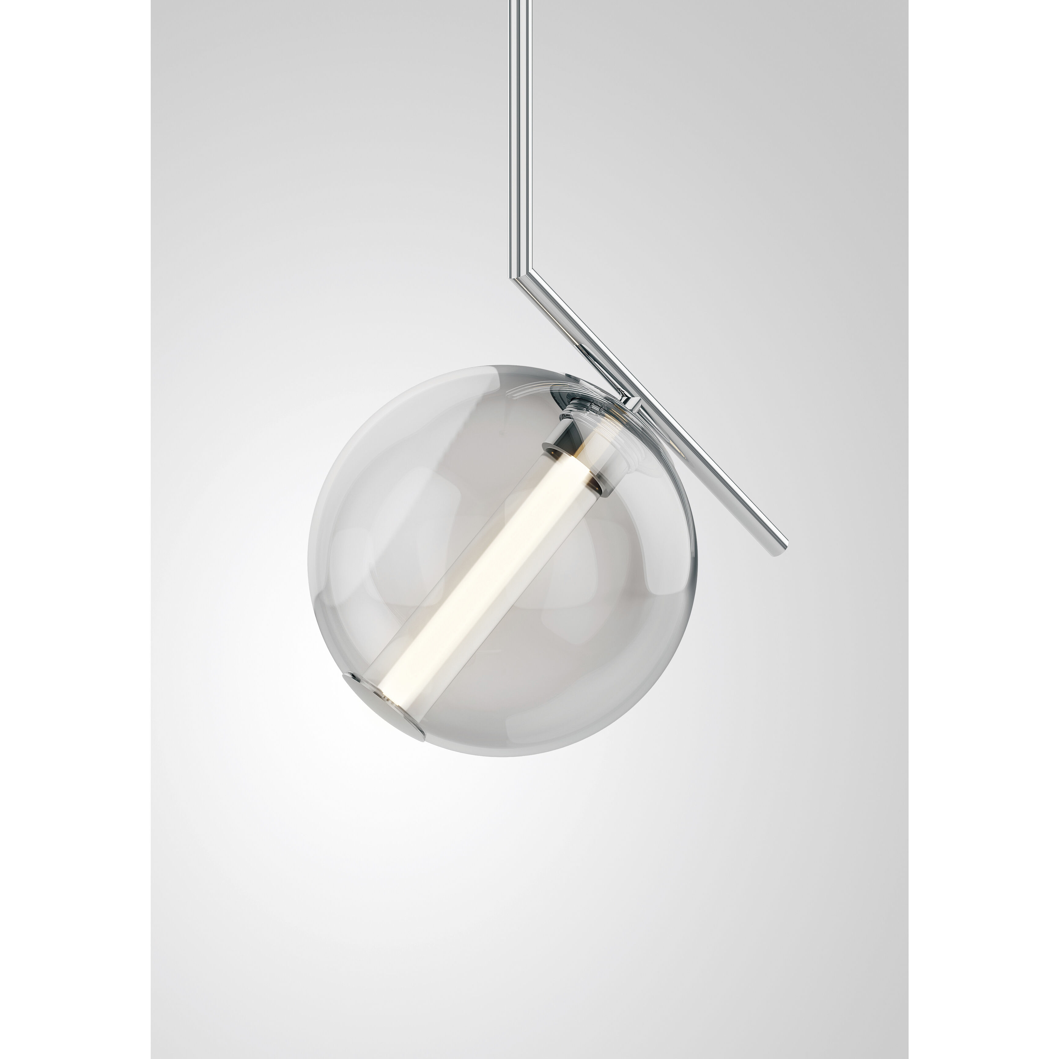 Vetri LED 5.91 inch Chrome Pendant Ceiling Light