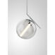 Vetri LED 5.91 inch Chrome Pendant Ceiling Light