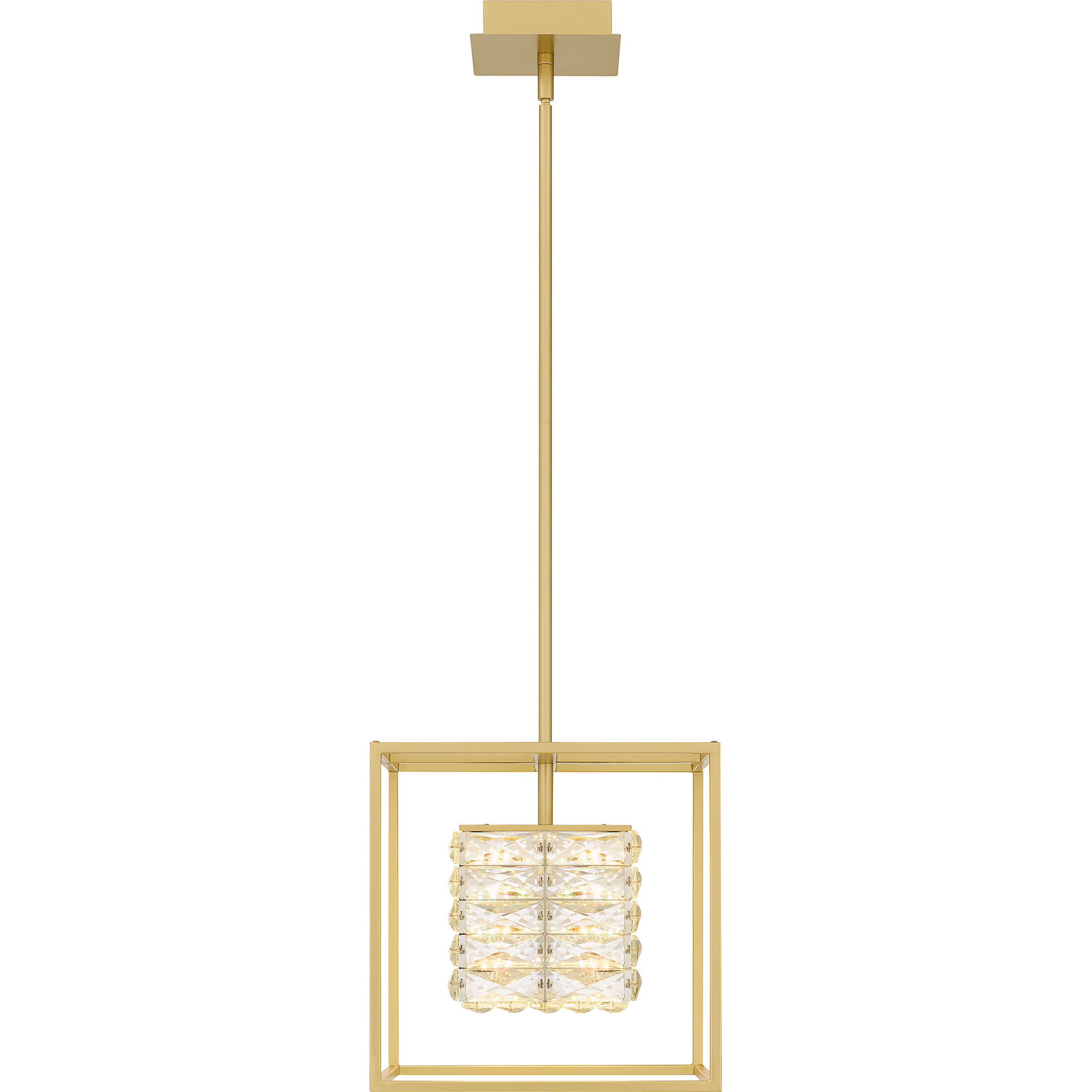Dazzle LED 12 inch Soft Gold Pendant Ceiling Light