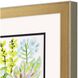 Florals Collection Blue Framed Art
