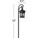 Estate Series Raley 12v 1.50 watt Museum Black Landscape Path Light