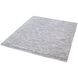 Alena 16 X 16 inch Black with White Rug, Sample