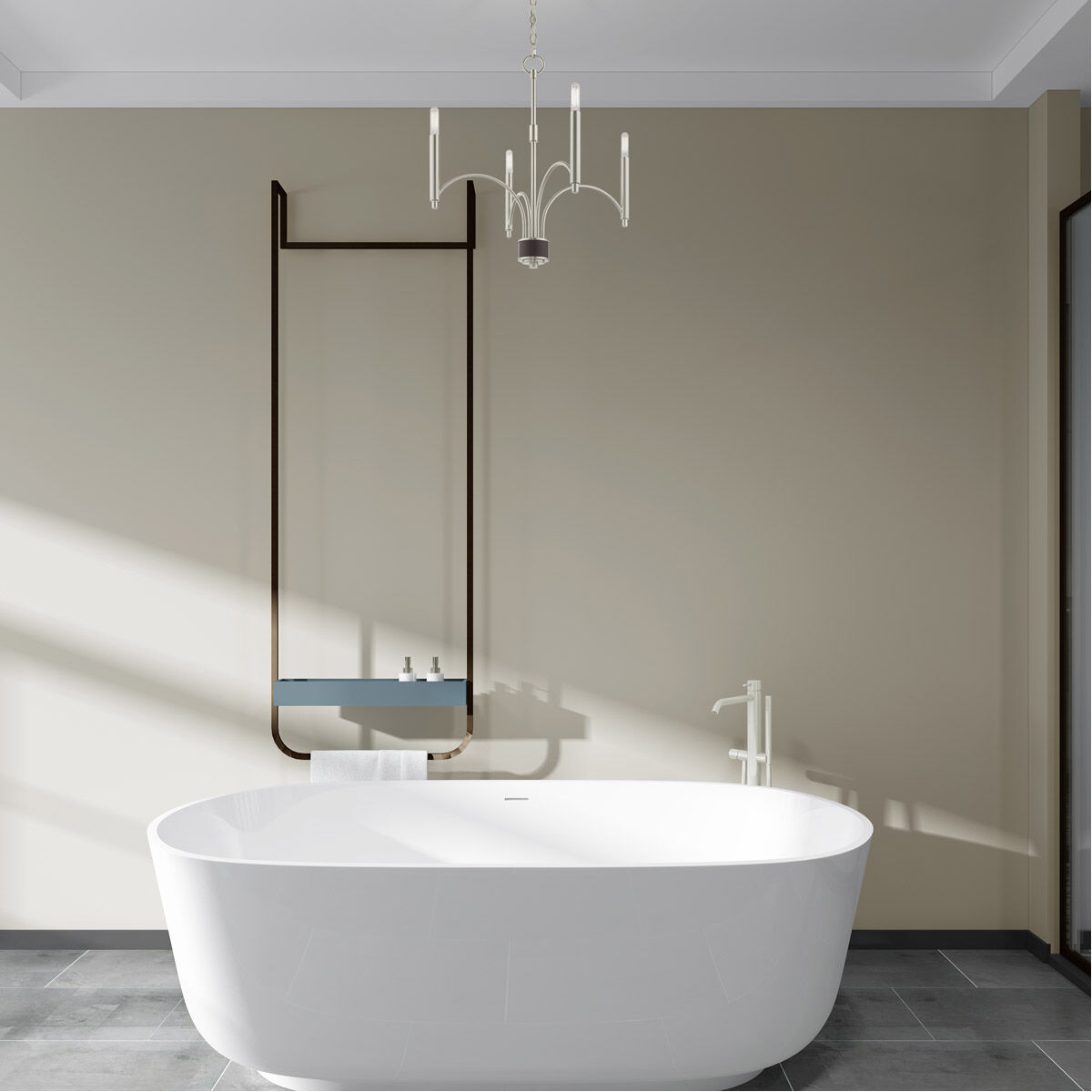 Astoria 4 Light 35 inch Brushed Nickel Bath Vanity Wall Light