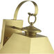 Wentworth 2 Light 17 inch Natural Brass Outdoor Wall Lantern, Medium
