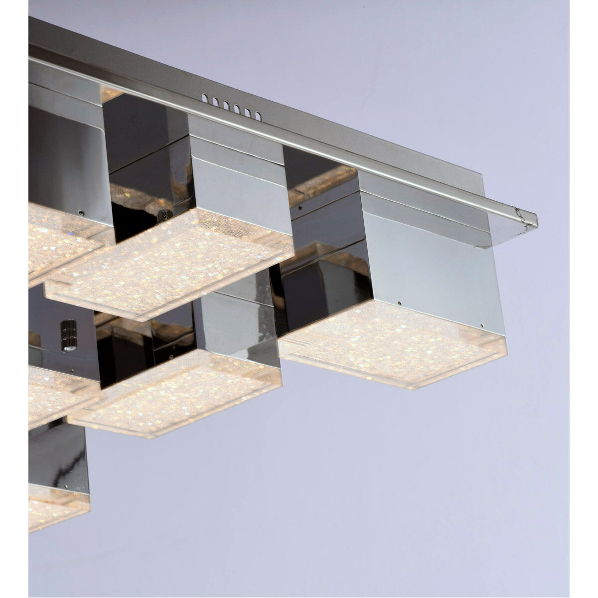 Pizzazz LED LED 22.75 inch Polished Chrome Flush Mount Ceiling Light