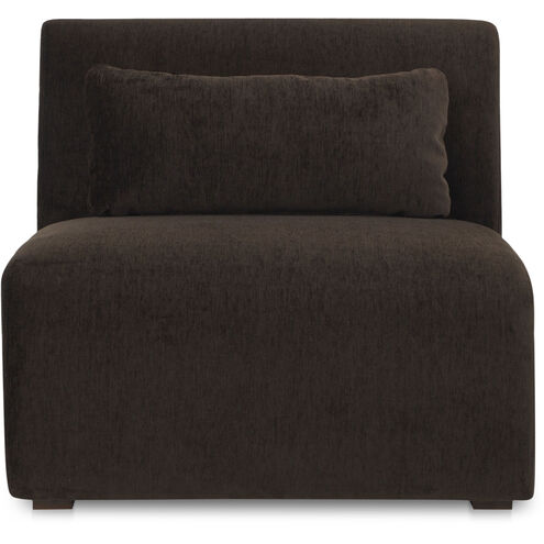 Amelia Dark Brown Slipper Chair