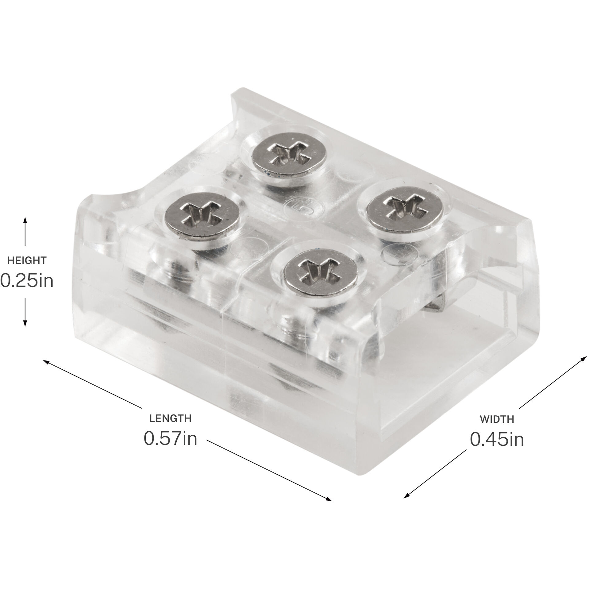 COB Dry Clear 0.57 inch Terminal Block Connectors, Tape to Tape