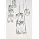 Polaris LED 24 inch Gold Chandelier Ceiling Light