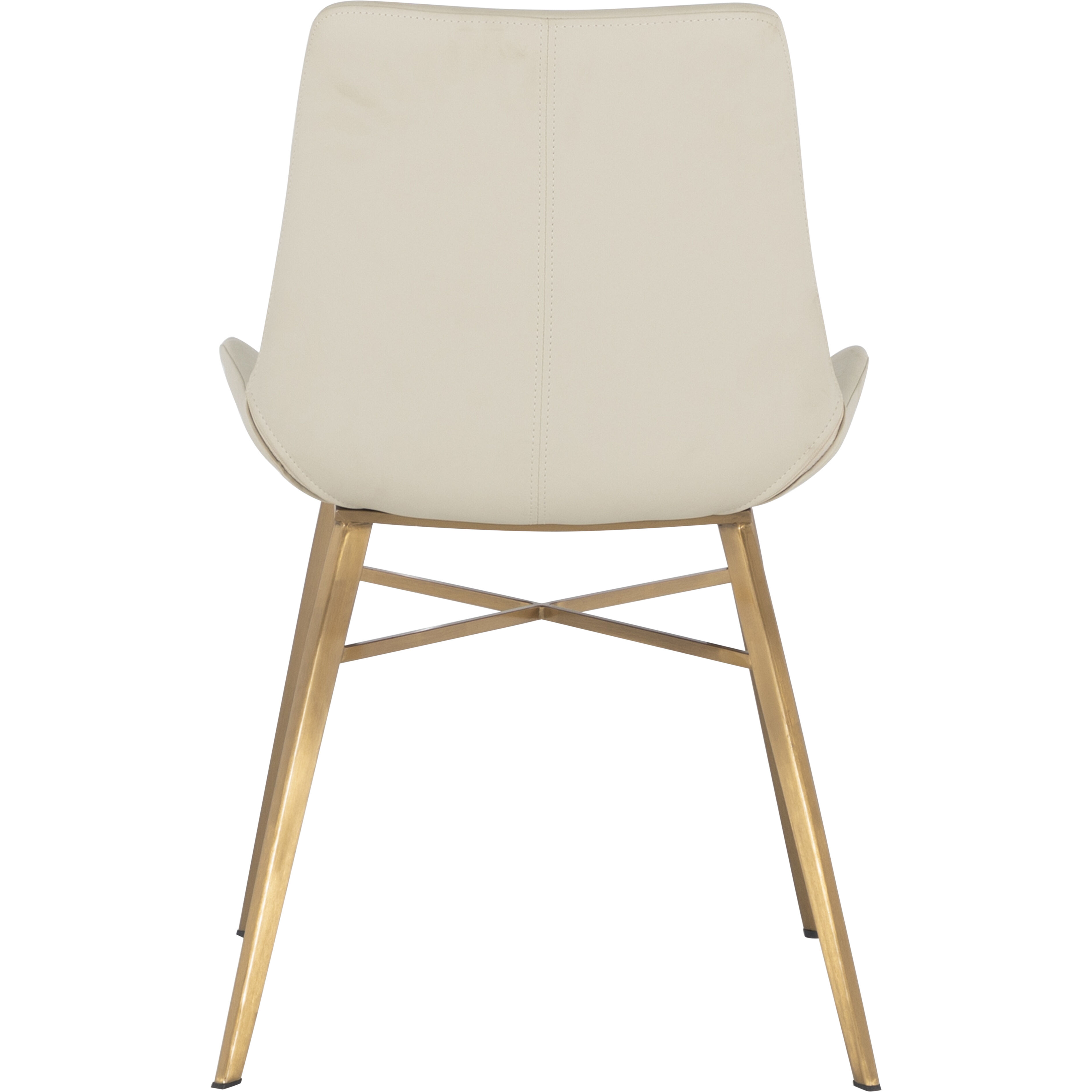 Hines White & Ivory / Yellow Dining Chair