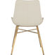 Hines White & Ivory / Yellow Dining Chair