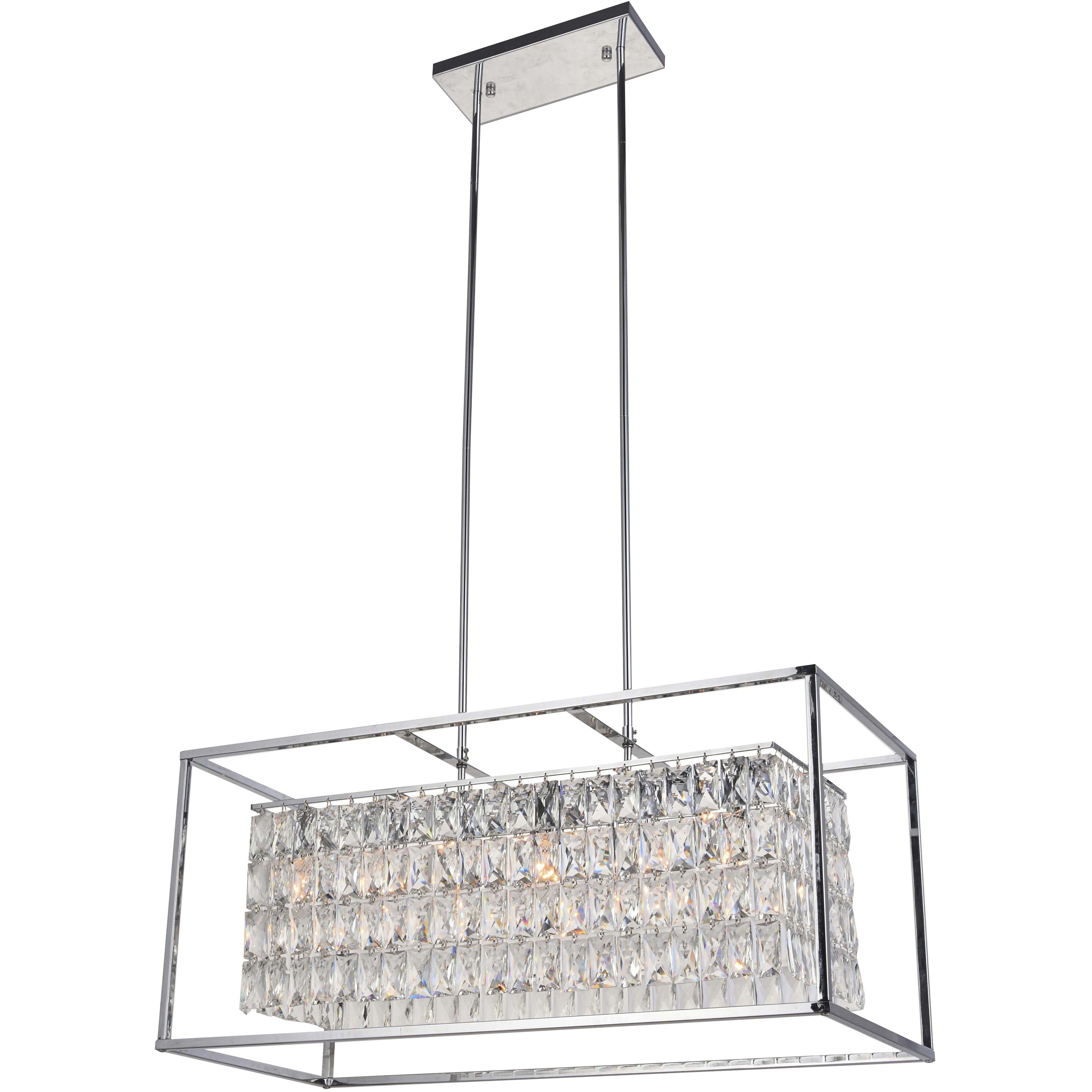 Canada 12 Light 14 inch Chrome Chandelier Ceiling Light