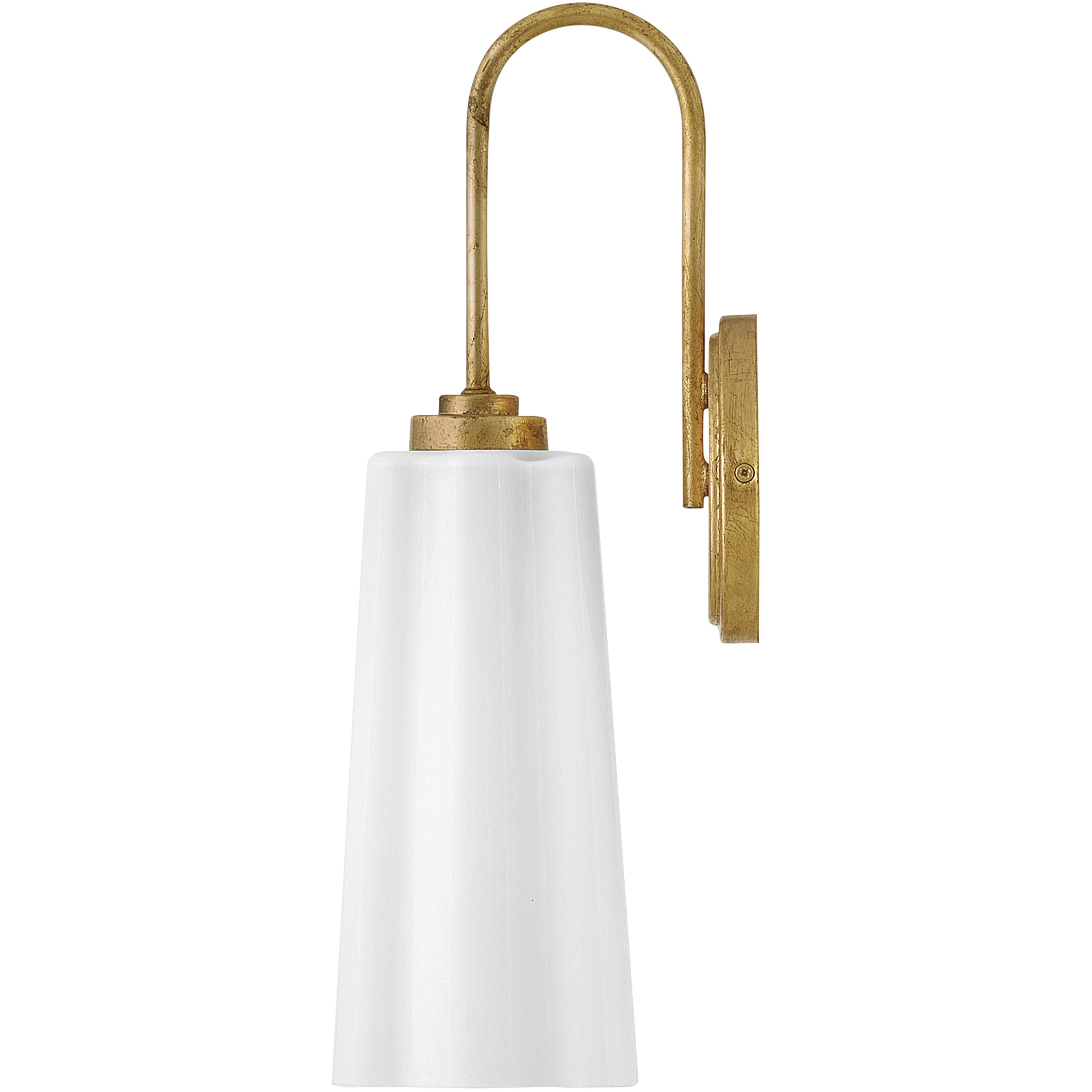 Honey 1 Light 7 inch Distressed Brass Bath Light Wall Light