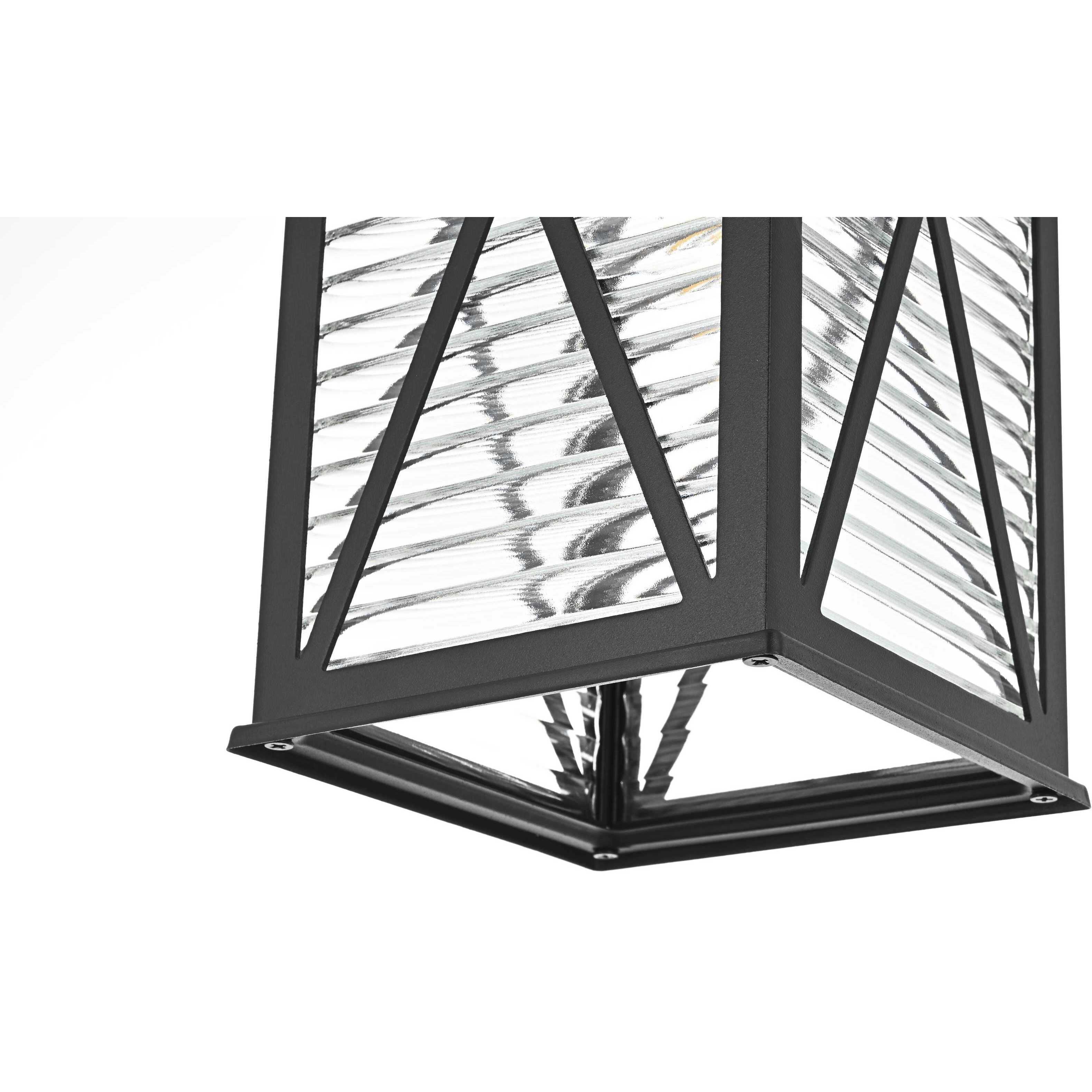 Jada 1 Light 15 inch Black Outdoor Wall Sconce