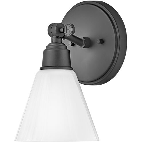 Arti 1 Light 7 inch Black Vanity Light Wall Light