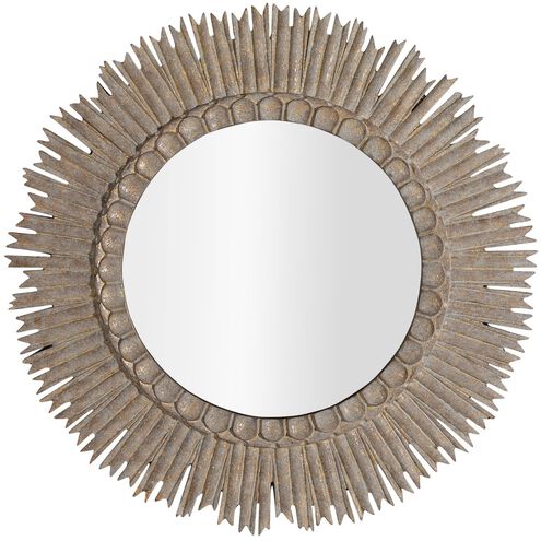 Ramona 36 X 36 inch Antique Textured Gold Mirror
