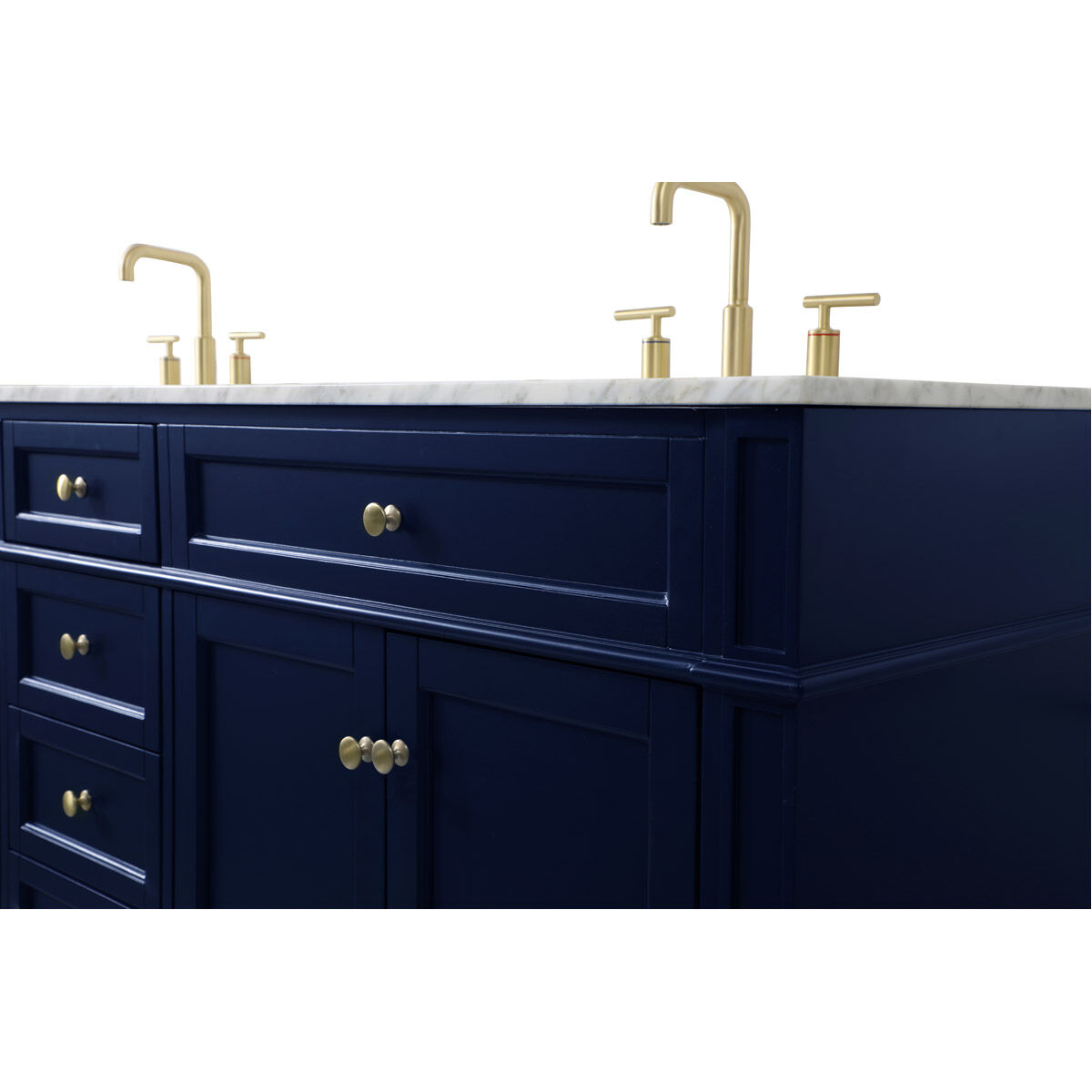 Park Avenue 72 X 21.5 X 35 inch Blue Vanity Sink Set