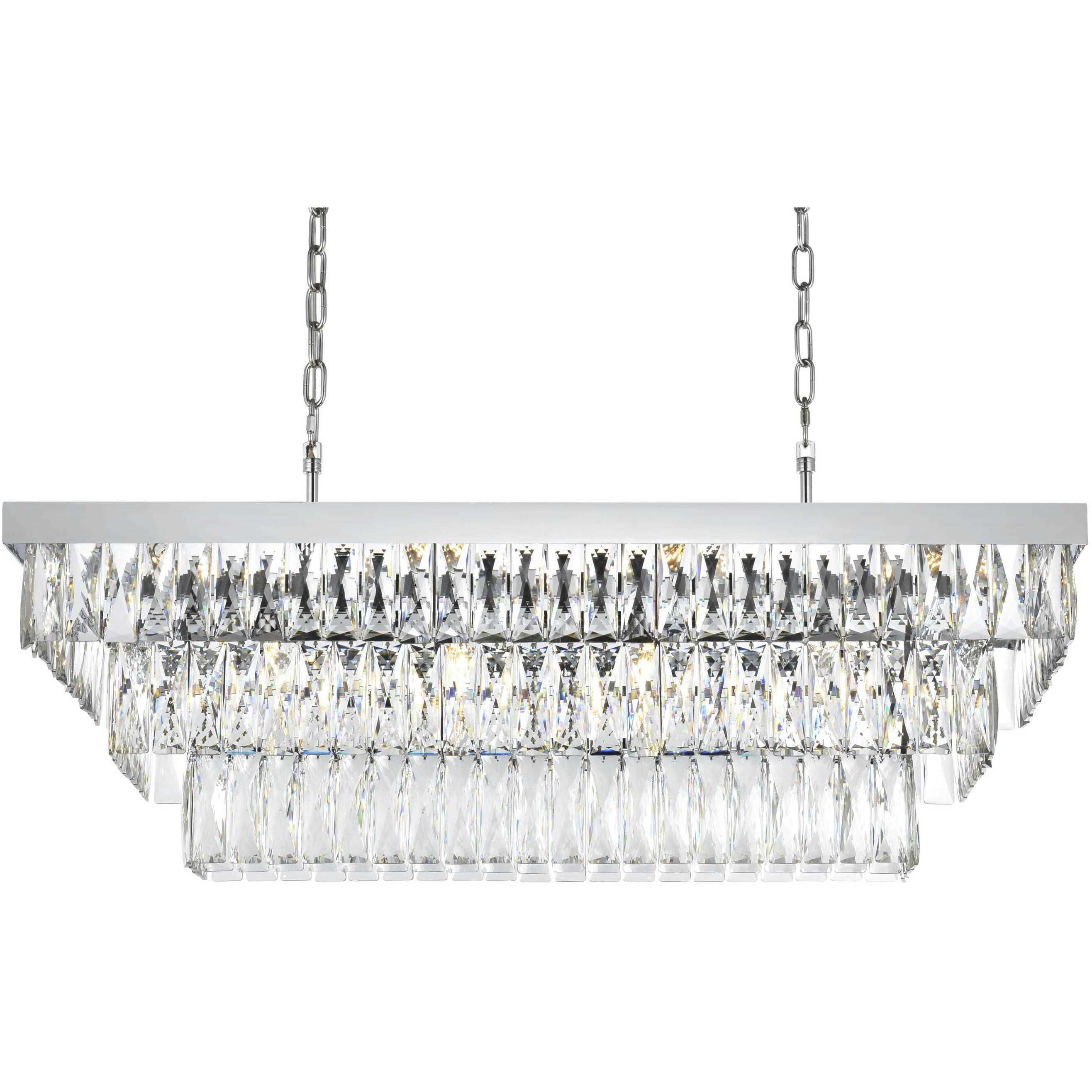 Josephine 12 Light 16 inch Chrome Chandelier Ceiling Light