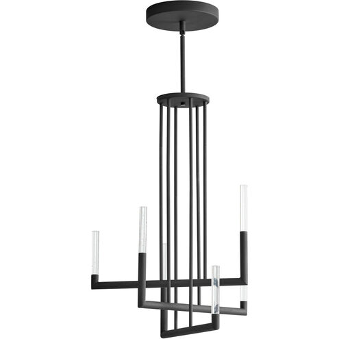 Luster LED Black Chandelier Ceiling Light