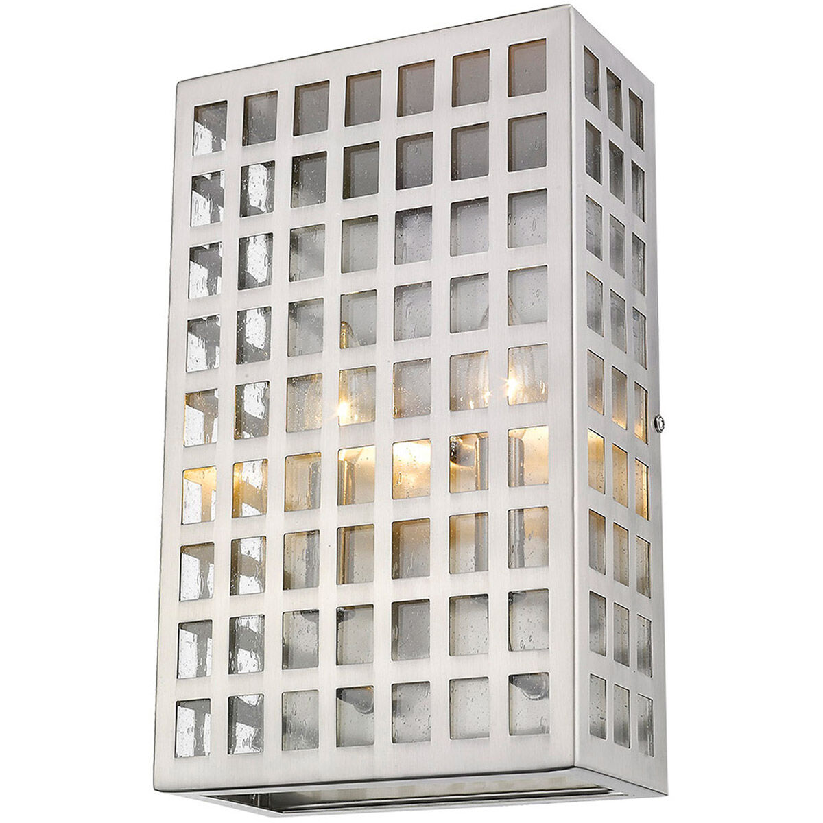 Letzel 2 Light 13 inch Satin Nickel Exterior Wall Mount