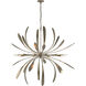 Dahlia 10 Light 48.9 inch Soft Gold Chandelier Ceiling Light, Large