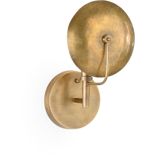 Wildwood 1 Light 7 inch Antique Brass Sconce Wall Light