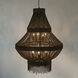 Domo 8 Light 22.5 inch Antique Brass Chandelier Ceiling Light