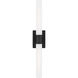Keaton 2 Light 5 inch Midnight Black Bath Vanity Wall Light