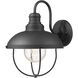 Ansel 1 Light 14 inch Black Outdoor Wall Light