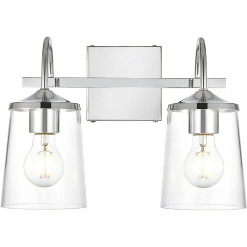 Avani 2 Light 14 inch Chrome Bath Sconce Wall Light