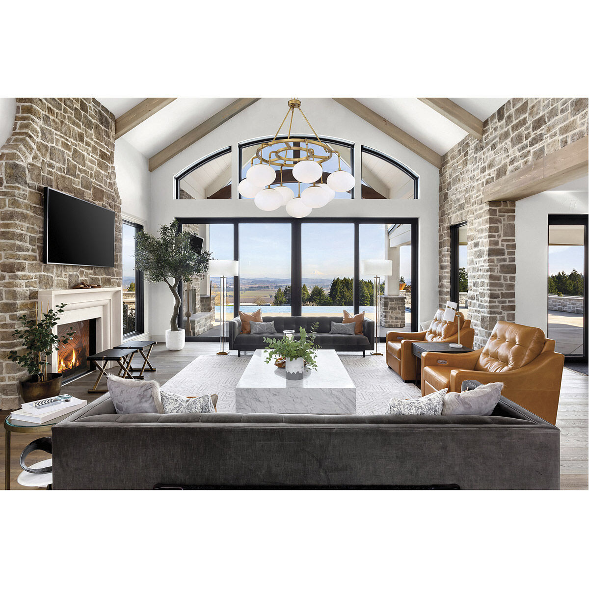 Oil rubbed hotsell bronze modern chandelier