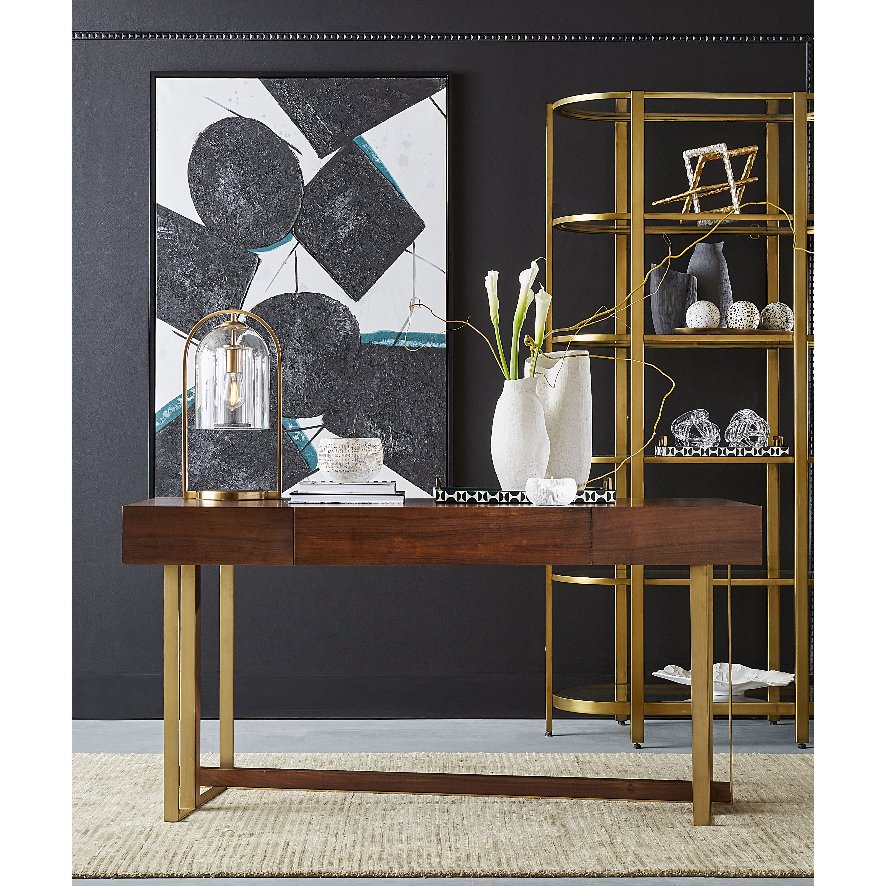 Bell jar table lamp online