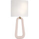 Jori Bath Wall Light in Aged Brass and Blush