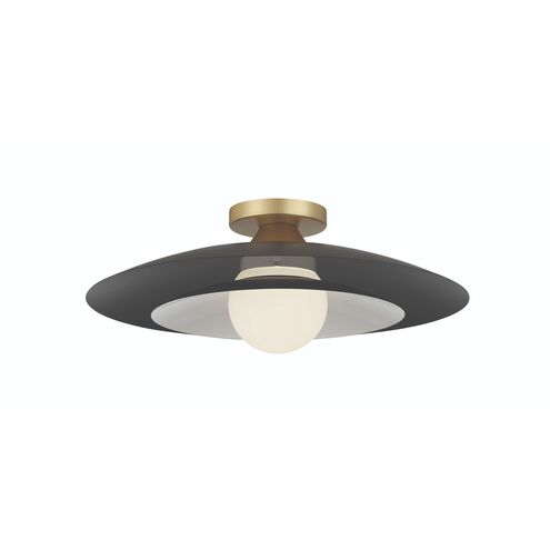 Welsh LED 18 inch Black Flush Mount Ceiling Light