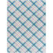 Ustad 35 X 24 inch Pale Blue; Multicolored Rug