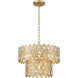 Dealey 5 Light 16 inch Heirloom Brass Pendant Ceiling Light