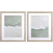 Abstract Green and Neutral Framed Art, Propac