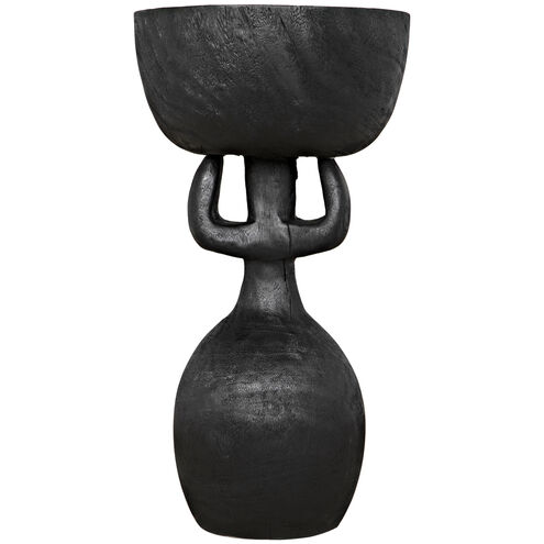 Achebe 26 X 14 inch Burnt Black Side Table