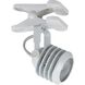 Signature 7 inch 50 watt White Clip On Lamp Portable Light