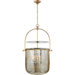 Chapman & Myers Lorford 4 Light 20 inch Gilded Iron Bell Lantern Pendant Ceiling Light