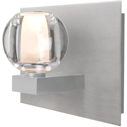 Boca 1 Light Satin Nickel Vanity Light Wall Light