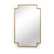 Wildwood 48.75 X 30.75 inch Antique Gold Leaf/Plain/Clear Wall Mirror