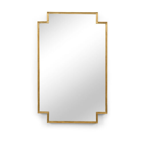 Wildwood 48.75 X 30.75 inch Antique Gold Leaf/Plain/Clear Wall Mirror